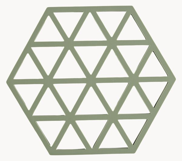 Silikónové podložky pod poháre Triangles, 6 ks