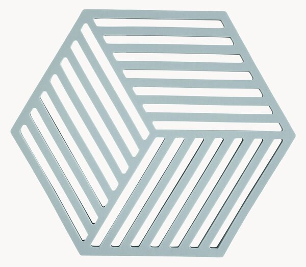 Silikónové podložky pod poháre Hexagon, 6 ks