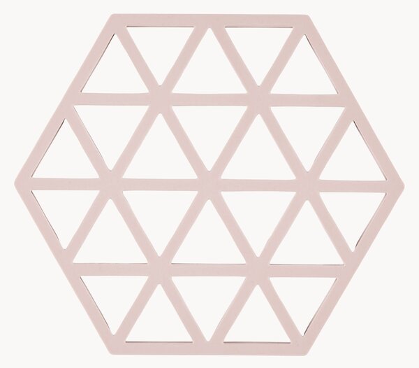 Silikónové podložky pod poháre Triangles, 6 ks