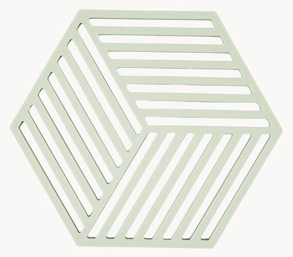 Silikónové podložky pod poháre Hexagon, 6 ks