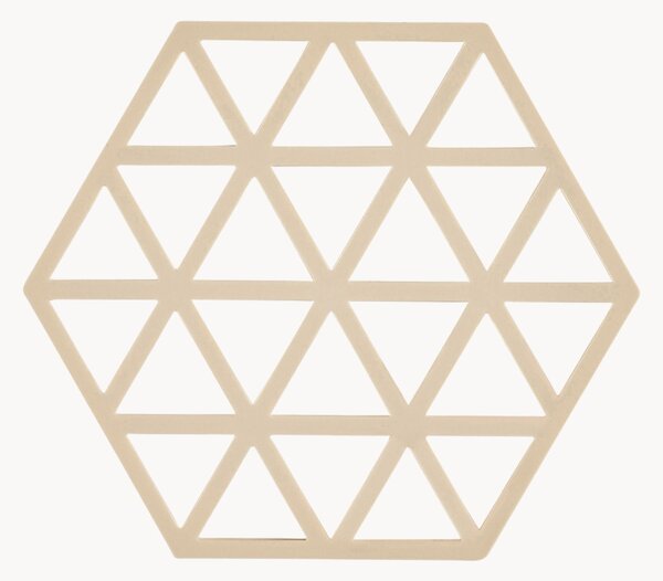 Silikónové podložky pod poháre Triangles, 6 ks