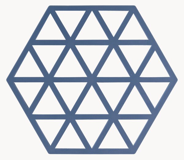 Silikónové podložky pod poháre Triangles, 6 ks