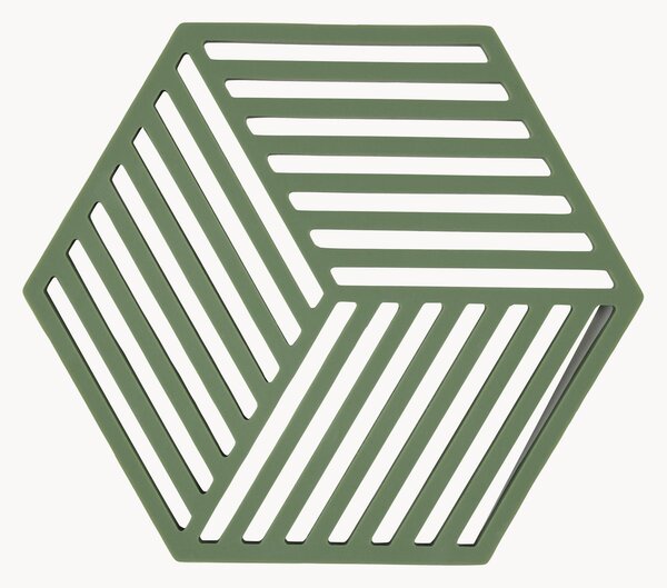 Silikónové podložky pod poháre Hexagon, 6 ks