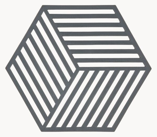 Silikónové podložky pod poháre Hexagon, 6 ks
