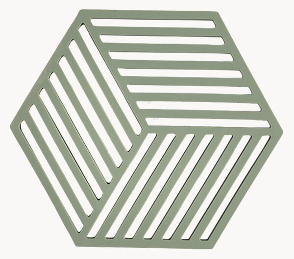 Silikónové podložky pod poháre Hexagon, 6 ks