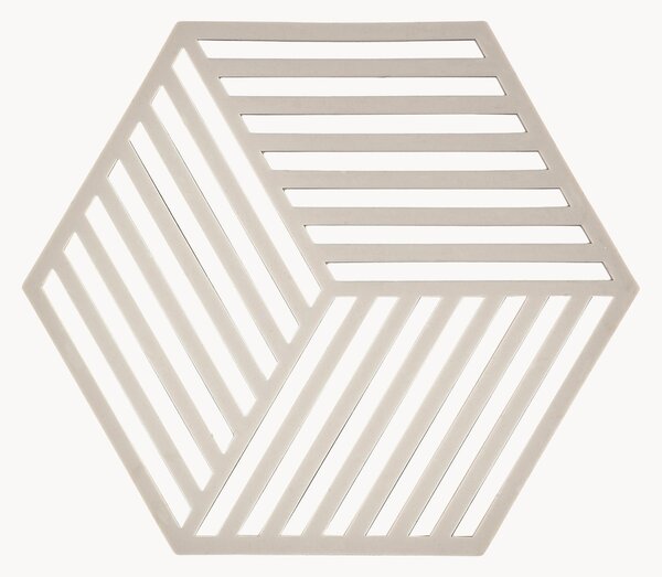 Silikónové podložky pod poháre Hexagon, 6 ks