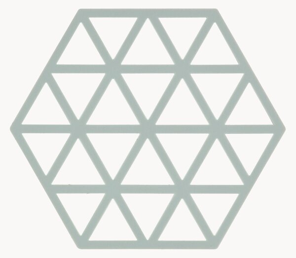 Silikónové podložky pod poháre Triangles, 6 ks