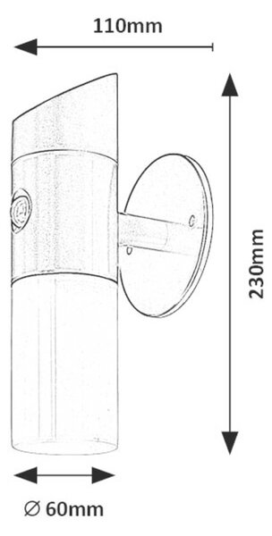 Rabalux LUTTO LED solárna lampa 77030