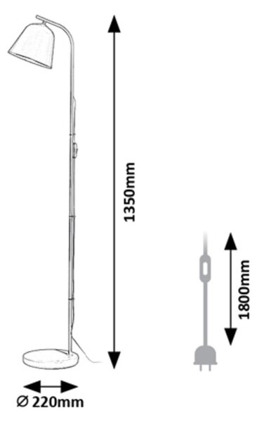 Rabalux MALIA stojacia lampa 3096