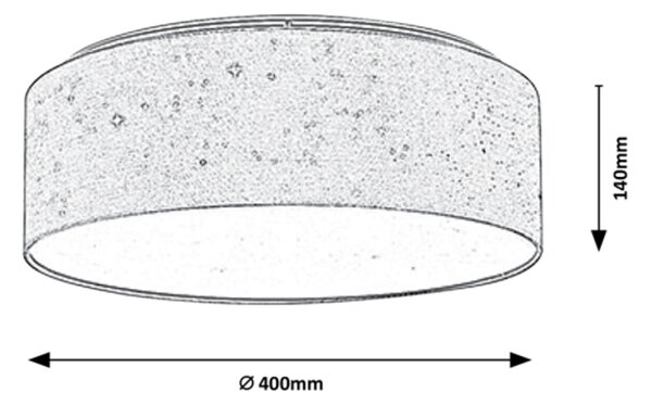 Rabalux OTILIA LED stropné svietidlo 3308