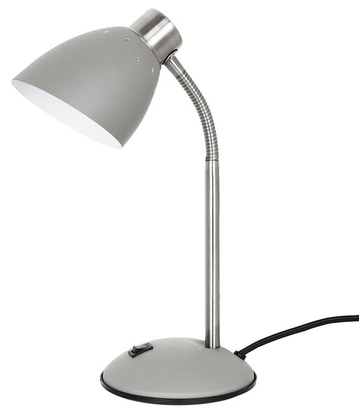 LEITMOTIV Stolná šedá lampa Dorm 21 × 10 × 30 cm