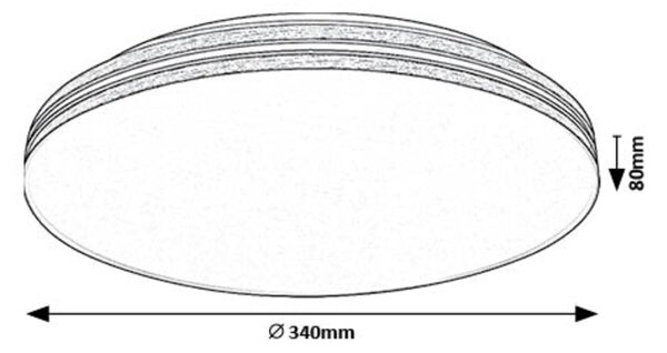 Rabalux OSCAR2 LED stropné svietidlo 71173