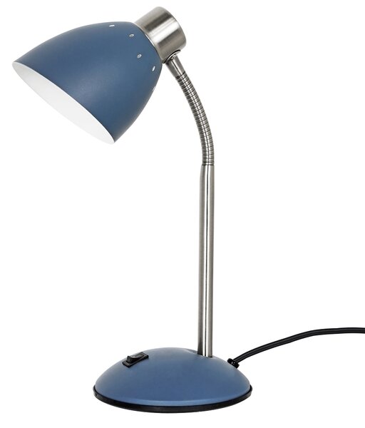 LEITMOTIV Stolná modrá lampa Dorm 21 × 10 × 30 cm
