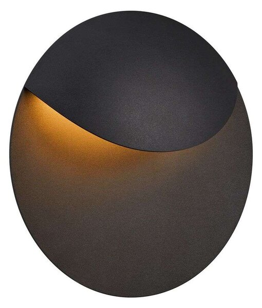 Nordlux - Valopin LED Vonkajšie Nástenné Svietidlo Seaside Black