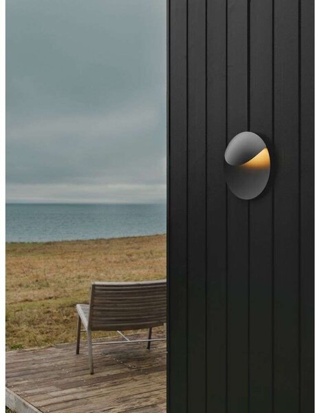Nordlux - Valopin LED Vonkajšie Nástenné Svietidlo Seaside Black