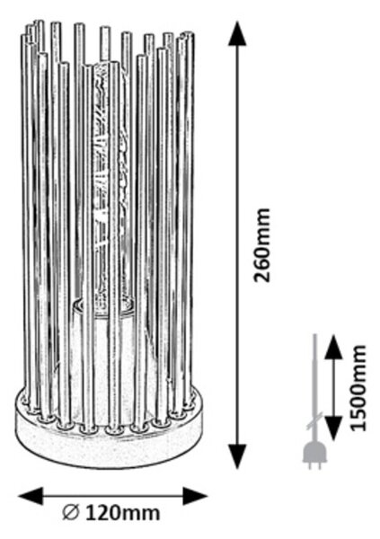 Rabalux ROXAS stolná lampa 74021