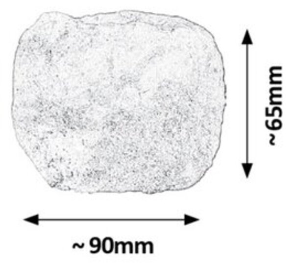 Rabalux ROCK dekoratívna soľná lampa - svietnik 4129
