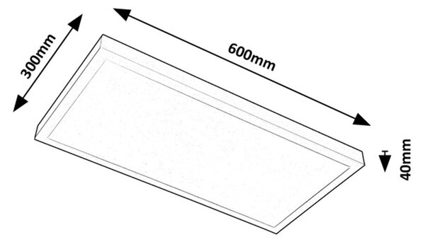 Rabalux DAMEK2 LED stropné svietidlo 71077