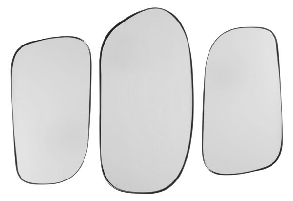 PRESENT TIME Sada troch zlatých zrkadel Concord 59 × 29 cm, 49,5 × 29,5 cm