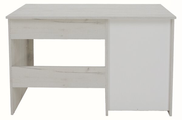 KONDELA PC stôl typ 80, biela craft, ANGEL