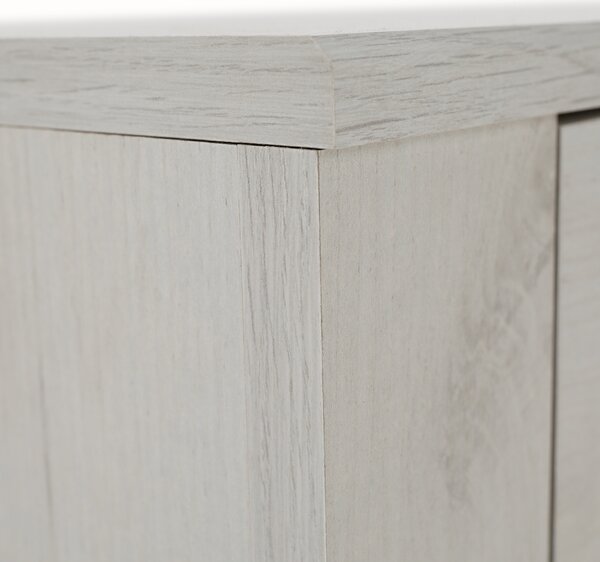 KONDELA PC stôl typ 80, biela craft, ANGEL