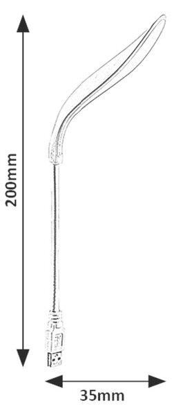 Rabalux TAFI LED USB pracovné svietidlo 74238