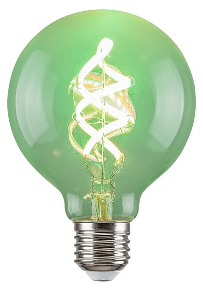Rabalux LED špirálová filamentová žiarovka G95 RGB 4W/E27/300Lm/2700K/Dim