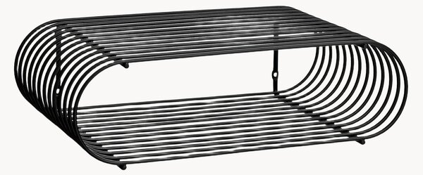 Kovová nástenná polica Curva, Š 40 cm