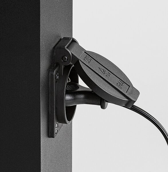 Rabalux ANKARA záhradná lampa so zásuvkou 1xE27/12W/230V IP44