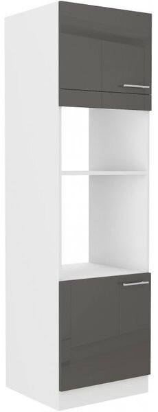 Skriňa na vstavané spotrebiče LAJLA - šírka 60 cm, šedá / biela