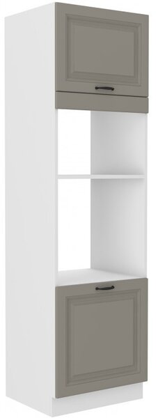 Skriňa na vstavané spotrebiče SOPHIA - šírka 60 cm, svetlo šedá / biela