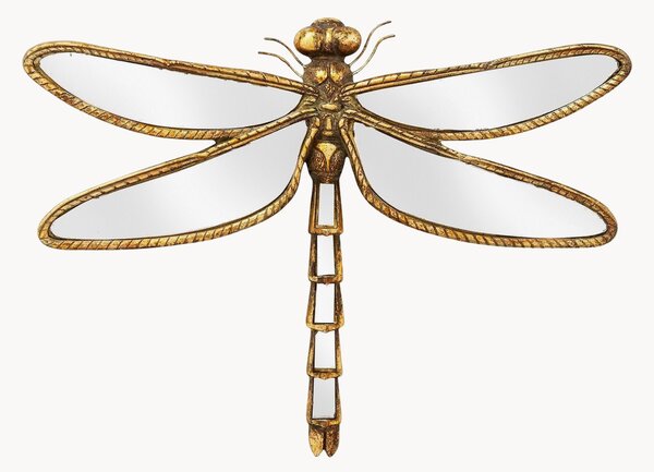 Zrkadlová nástenná dekorácia Dragonfly, Š 35 cm