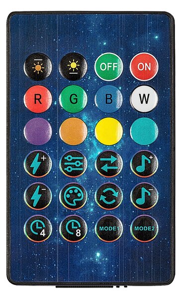 Rabalux BIRI LED RGB pásik LED/2,8W/5V 5m IP44 WiFi + diaľkové ovládanie