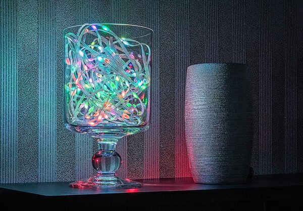Rabalux BIRI LED RGB pásik LED/2,8W/5V 5m IP44 WiFi + diaľkové ovládanie