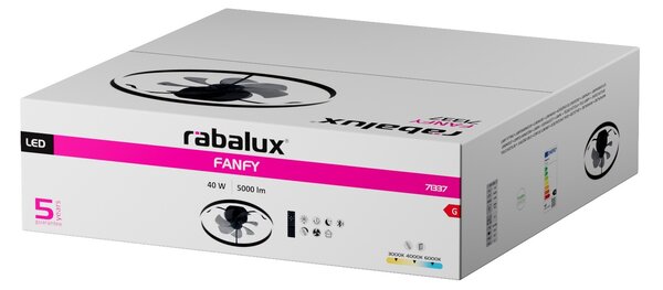 Rabalux FANFY LED stropné svietidlo s ventilátorom 71337