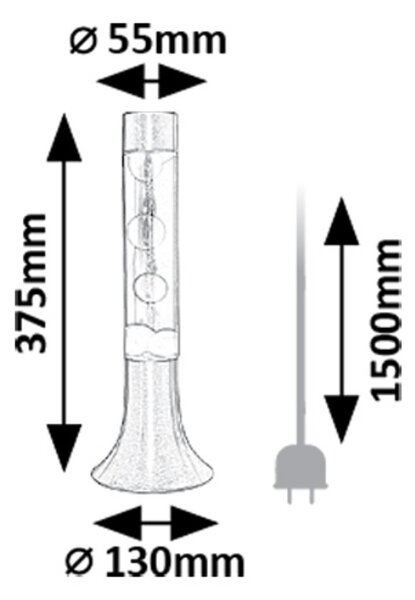 Rabalux POPPILOL LED lávová lampa 76026