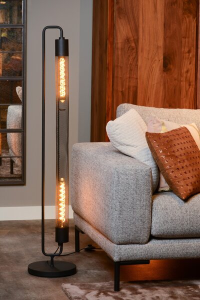 Lucide 05733/02/30 CALIXT dekoratívne stojacie svietidlo E27 | 2x25W - čierna