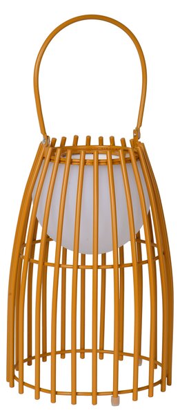 Lucide 06801/01/43 LED vonkajšia stolná lampička Fjara 1x0,3W | 30lm | 2800K | IP44 - hnedá, stmievateľná, kovová, nabíjacia