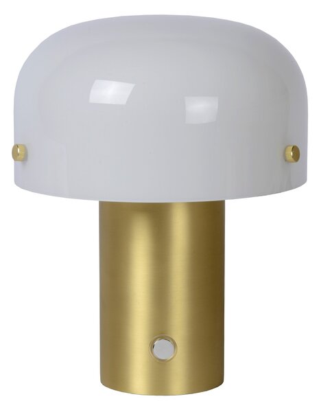 Lucide 05539/01/02 stolná lampička Timon 1x25W | E27 - mosadz, sklo, stmievateľná