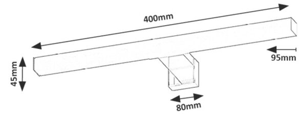 Rabalux OLIRO LED kúpeľňové svietidlo 75051