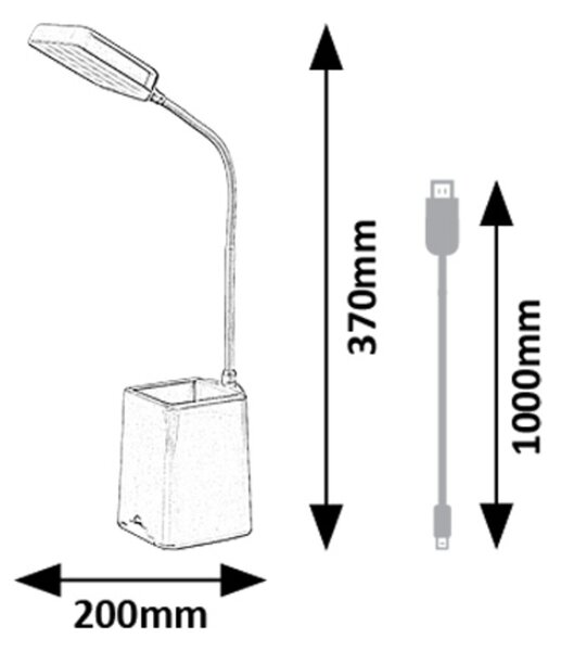Rabalux ARVID LED stolná lampa 74245