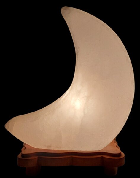 Mesiac - biela soľná lampa 3kg DOBRIO LUNAB
