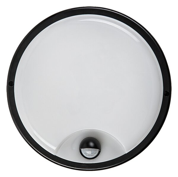 Rabalux LONATO LED Vonkajšie nástenné svietidlo so senzorom 18W/230V IP65, čierna farba