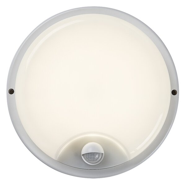 Rabalux LONATO LED Vonkajšie nástenné svietidlo so senzorom 18W/230V IP65, biela farba