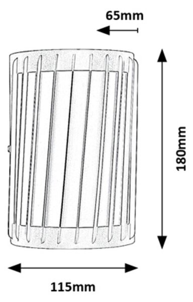 Rabalux TAMARITE LED vonkajšie nástenné svietidlo 77206