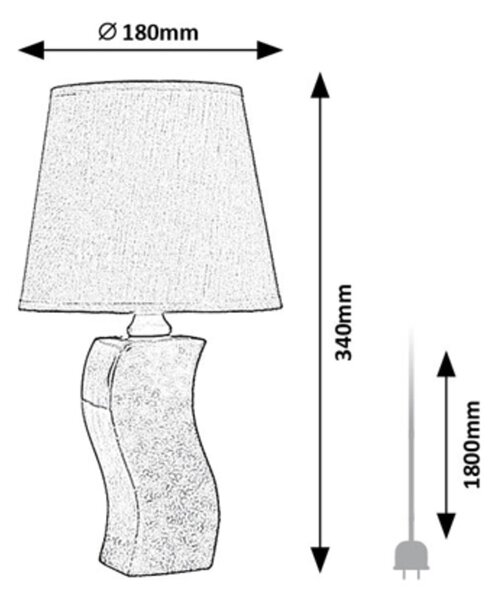 Rabalux DAYAMI stolná lampa 74073