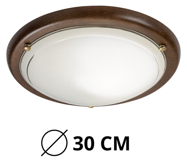 Rabalux UFON prisadené svietidlo max. 1x60W | E27 | IP20 - tmavé drevo