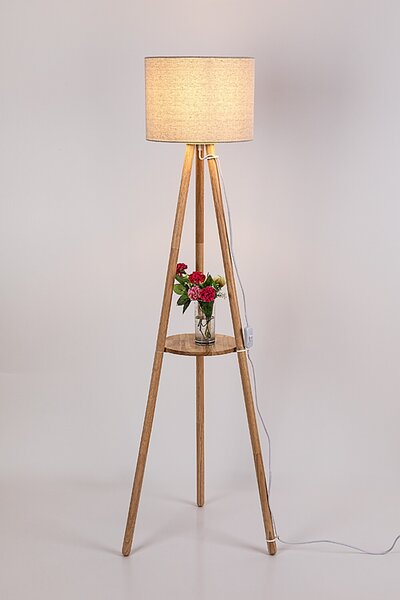 Rabalux TREVIA stojacia drevená lampa 74108