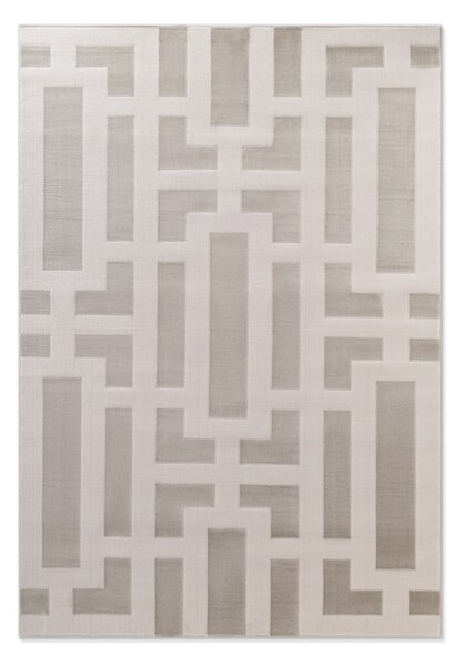 Sivo-krémový koberec 120x170 cm Perles Onyx – Elle Decoration