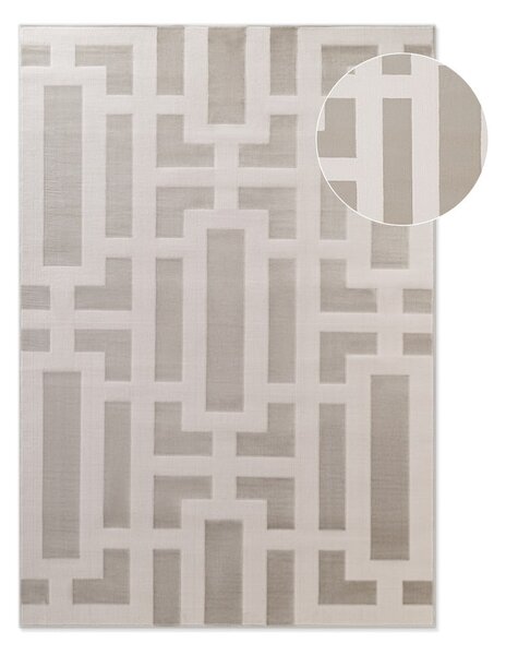 Sivo-krémový koberec 120x170 cm Perles Onyx – Elle Decoration